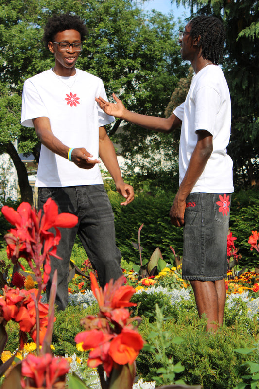 Floral jorts  *PREORDER*